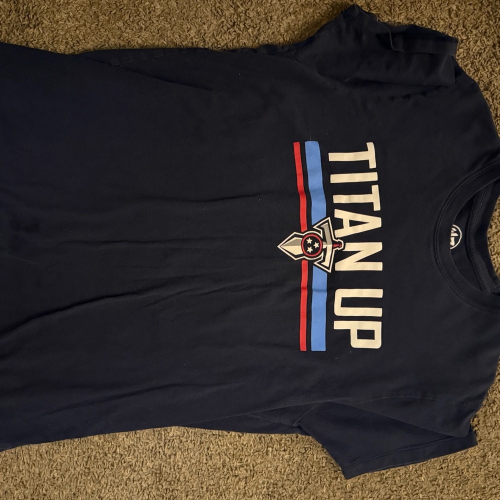 47 Kids Navy Titan Up Tee